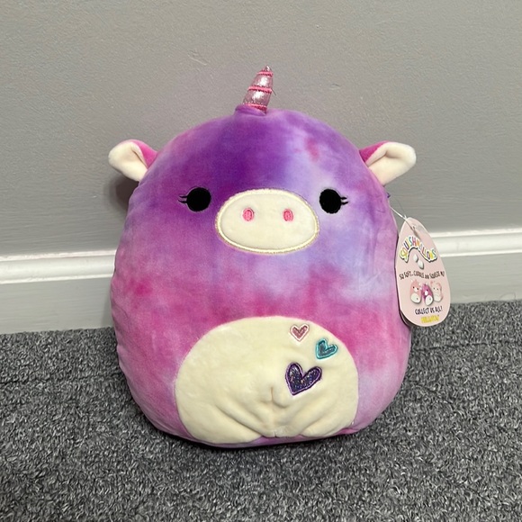 Squishmallows Other - 2019 Valentine’s Day Tie Dye Unicorn Squishmallow